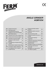 Ferm AGM1054 Traducción Del Manual Original