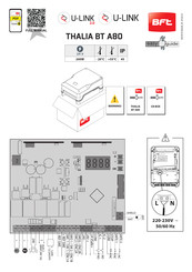 BFT THALIA BT A80 Guia De Inicio Rapido