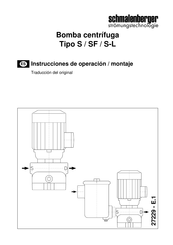 schmalenberger S Instrucciones De Servicio Y Montaje