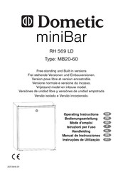 Dometic miniBar RH 569 LD Manual De Instrucciones