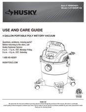 Husky 1008654631 Guía De Uso Y Cuidado