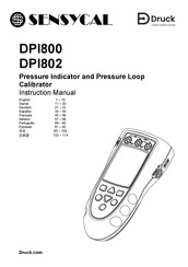 Druck DPI 802 Manual De Instrucciones