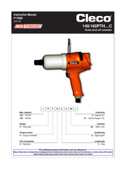 Cleco 140PTHC25Q Manual De Instrucciones