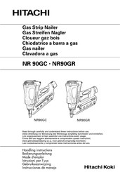 Hitachi Koki NR  90GC Instrucciones De Manejo