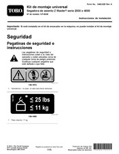 Toro 147-6346 Instrucciones De Montaje