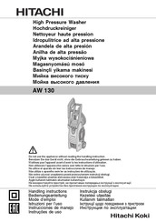 Hitachi Koki AW 130 Instrucciones De Manejo