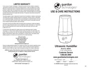 Guardian Technologies H965AR Instrucciones De Uso Y Cuidado