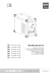 IMS Welding TIG PRO 201 DC FV Manual De Instrucciones