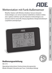 ADE WS 1711 Instrucciones De Operación