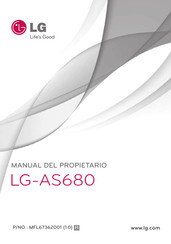 LG LG-AS680 Manual Del Propietário