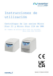 VWR avantor Micro Star 21 Instrucciones De Utilizacion