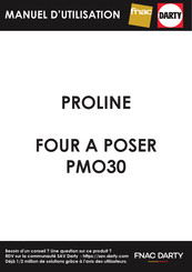 Proline PMO30 Manual De Usuario