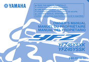 Yamaha YFZ45YSSK 2018 Manual Del Propietário