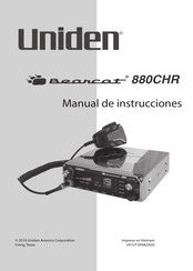 Uniden Bearcat 880CHR Manual De Instrucciones