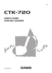 Casio CTK-720 Guia Del Usuario