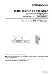 Panasonic PT-TW230U Instrucciones De Operación