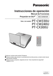 Panasonic PT-CW240U Instrucciones De Operación