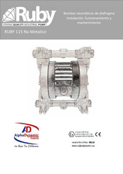 ALPHA DYNAMIC PUMPS RUBY 115 Instalación Funcionamiento Y Mantenimiento