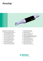Braun Aesculap GA836 Instrucciones De Manejo/Descripción Técnica