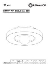 Ledvance SMART+ WIFI CIRCLE CAM CON Manual Del Usuario