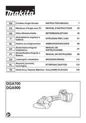 Makita DGA700 Manual De Instrucciones