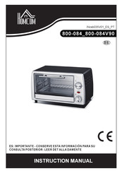 HOMCOM 800-084 Manual De Instrucciones