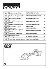 Makita DGA901 Manual De Instrucciones