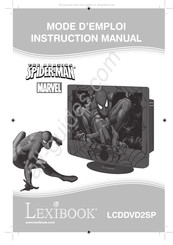 LEXIBOOK MARVEL THE AMAZING SPIDER-MAN LCDDVD2SP Manual De Instrucciones