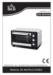 HOMCOM 800-083V90WT Manual De Instrucciones