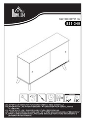 HOMCOM 835-349 Instrucciones De Montaje