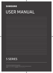 Samsung UN43T5202A Manual Del Usuario