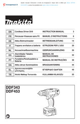 Makita DDF453RF3J Manual De Instrucciones