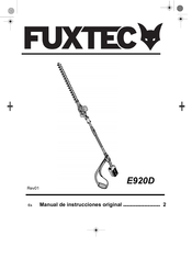 FUXTEC E920D Manual De Instrucciones Original