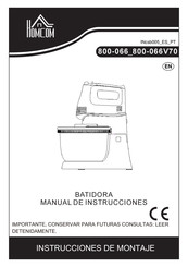 HOMCOM 800-066 Instrucciones De Montaje