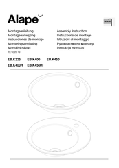 Alape EB.K450H Instrucciones De Montaje