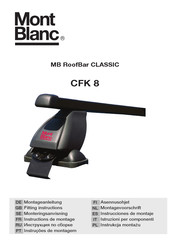 Mont Blanc MB RoofBar CLASSIC CFK 8 Instrucciones De Montaje