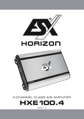 ESX HORIZON HXE100.4 Manual De Uso