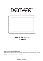 Denver TAQ-10182 Manual De Usuario