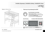 DHP Dorel Living DA6580W Instrucciones De Montaje