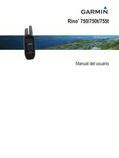 Garmin Rino 755t Manual Del Usuario