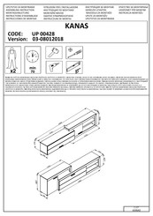 Forma Ideale KANAS UP 00428 Instrucciones De Montaje