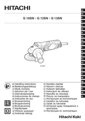 Hitachi Koki G 10SN Instrucciones De Manejo