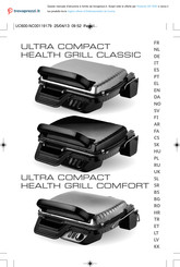 TEFAL ULTRA COMPACT HEALTH GRILL CLASSIC Manual Del Usuario