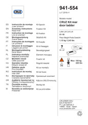 CRUZ 941-554 Instrucción De Montaje