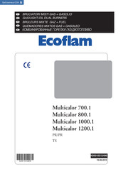 Ecoflam Multicalor 1200.1 PR/PR TS Manual Del Usuario