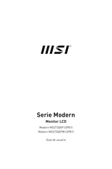 MSI Modern MD272QXPW Guía De Usuario