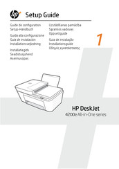 HP DeskJet 4200e All-in-One Serie Guia De Instalacion