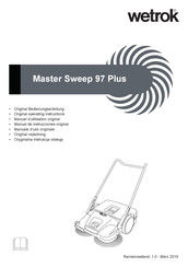 Wetrok Master Sweep 97 Plus Manual De Instrucciones Original