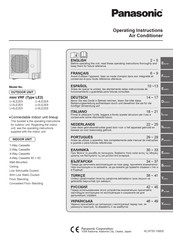 Panasonic U-4LE2E8 Instrucciones De Funcionamiento