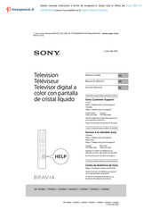 Sony X90 Guía De Referencia